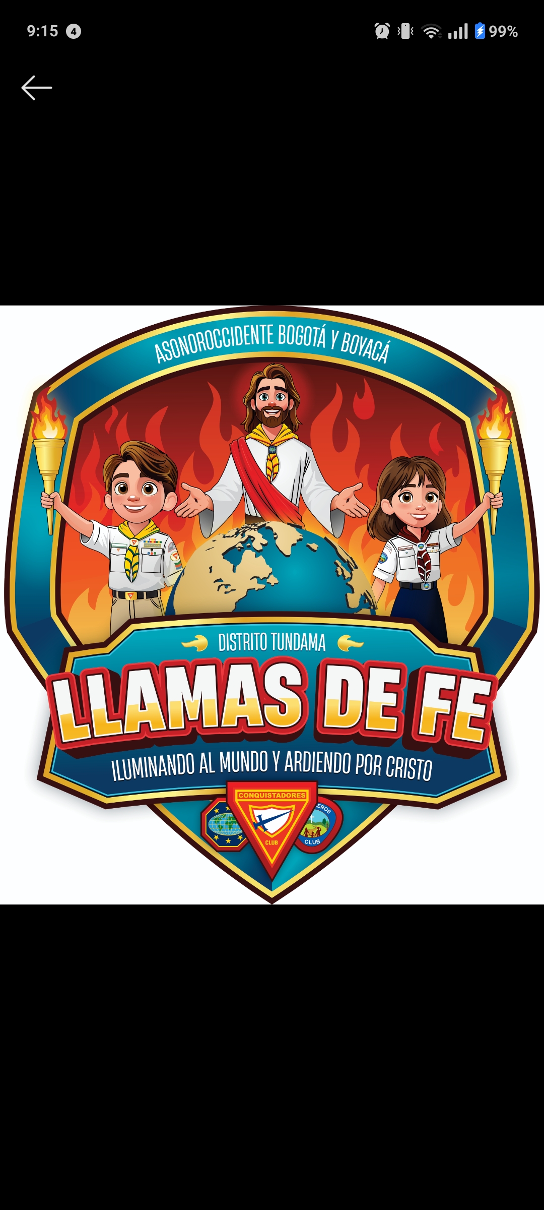 Logo de Llamas de Fe